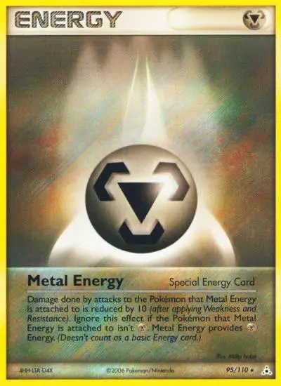 Metal Energy 95/110 Holon Phantoms Pokemon card