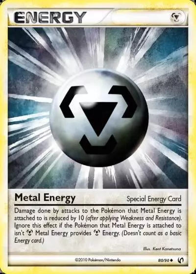 Metal Energy 80/90 HS—Undaunted Pokemon card