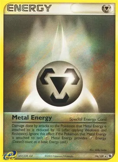 Metal Energy 94/109 Ruby & Sapphire Pokemon card