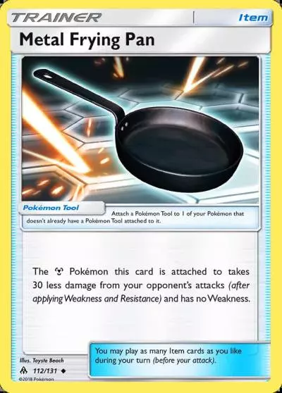 Metal Frying Pan 112/131 Forbidden Light Pokemon card
