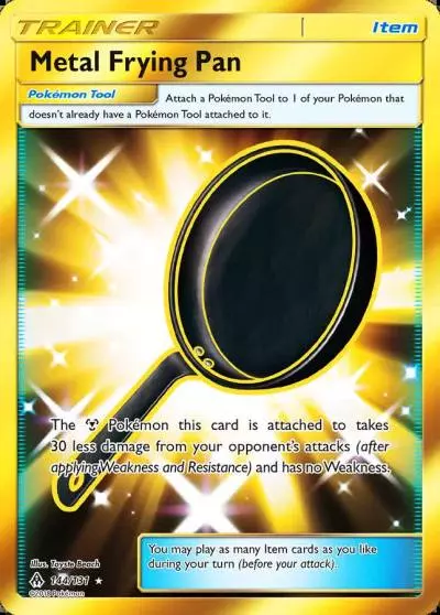 Metal Frying Pan 144/131 Forbidden Light Pokemon card
