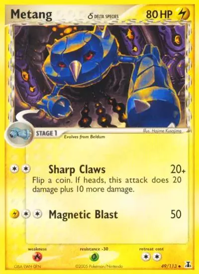 Metang δ 49/113 Delta Species Pokemon card