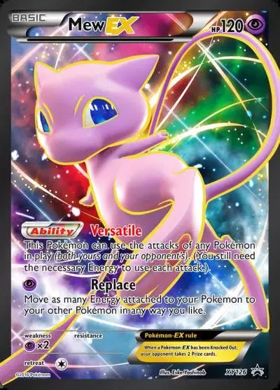 Mew-EX XY126/211 XY Black Star Promos Pokemon card