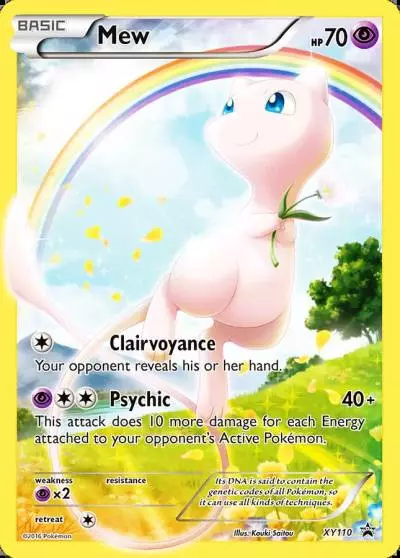 Mew XY110/211 XY Black Star Promos Pokemon card