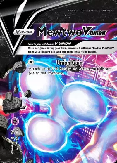 Mewtwo V-UNION SWSH159/307 SWSH Black Star Promos Pokemon card
