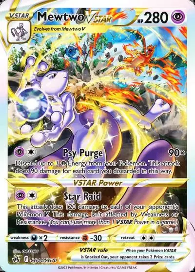 Mewtwo VSTAR GG44/70 Crown Zenith Galarian Gallery Pokemon card