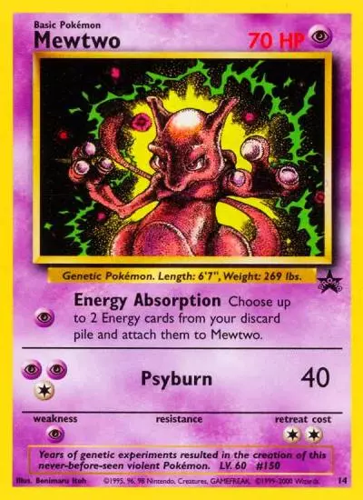 Mewtwo 14/53 Wizards Black Star Promos Pokemon card
