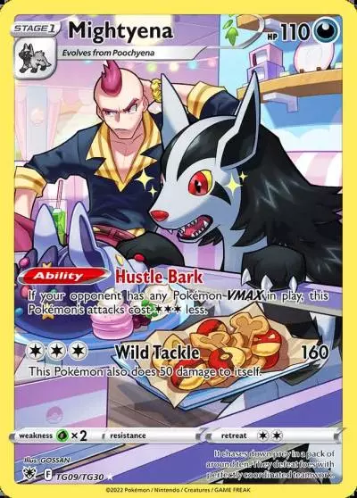Mightyena TG09/30 Astral Radiance Trainer Gallery Pokemon card