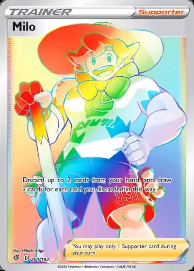 Milo 201/192 Rebel Clash Pokemon card