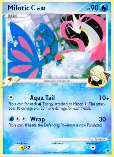 Milotic C 35/147 Supreme Victors Pokemon card