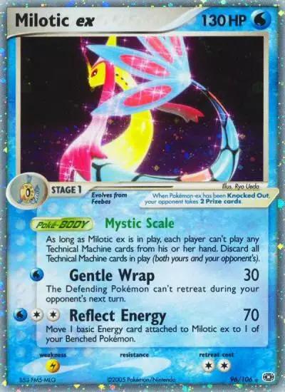 Milotic ex 96/106 Emerald Pokemon card