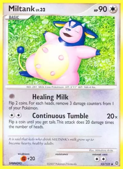 Miltank 55/132 Secret Wonders Pokemon card