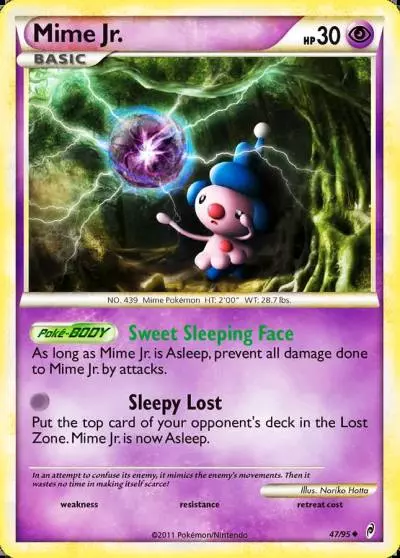 Mime Jr. 47/95 Call of Legends Pokemon card
