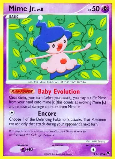 Mime Jr. 115/147 Supreme Victors Pokemon card