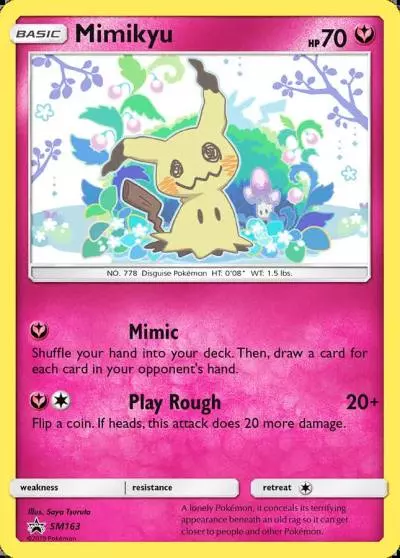 Mimikyu SM163/248 SM Black Star Promos Pokemon card