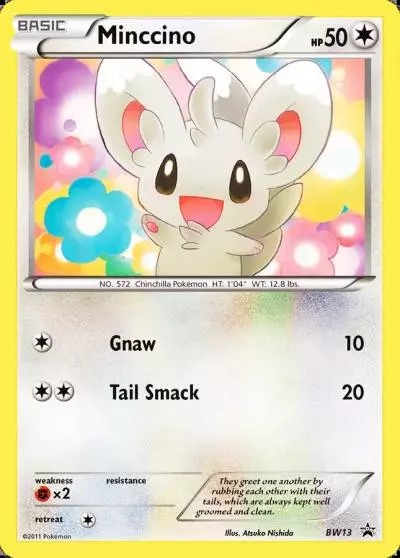 Minccino BW13/101 BW Black Star Promos Pokemon card