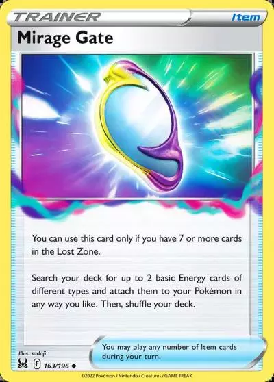 Mirage Gate 163/196 Lost Origin Pokemon card