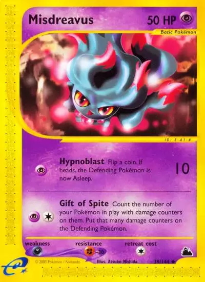 Misdreavus 39/144 Skyridge Pokemon card