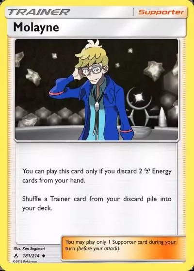 Molayne 181/214 Unbroken Bonds Pokemon card