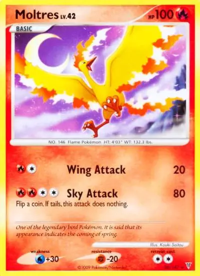 Moltres 36/147 Supreme Victors Pokemon card