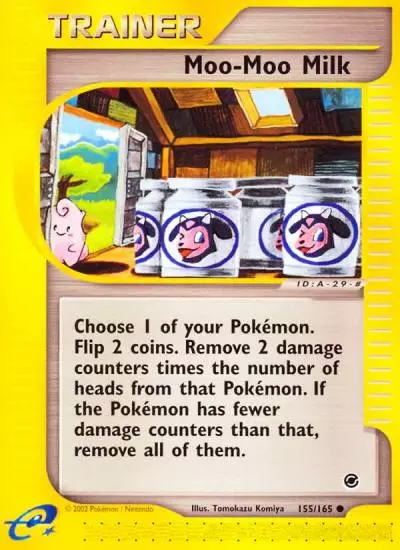 Moo-Moo Milk 155/165 Expedition Base Set Pokemon card