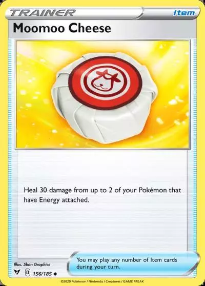 Moomoo Cheese 156/185 Vivid Voltage Pokemon card