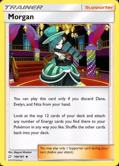 Morgan 149/181 Team Up Pokemon card