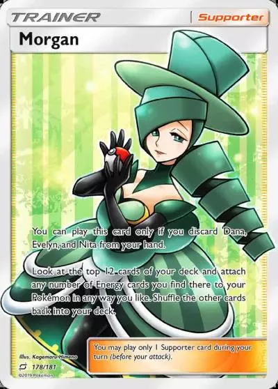 Morgan 178/181 Team Up Pokemon card