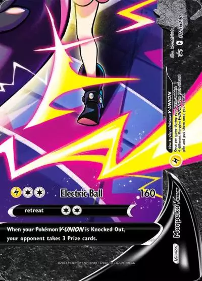Morpeko V-UNION SWSH290/307 SWSH Black Star Promos Pokemon card