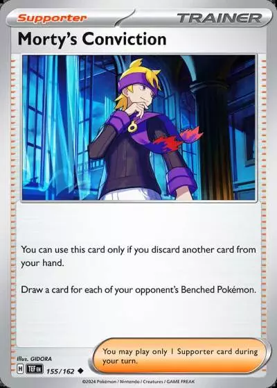 Morty's Conviction 155/162 Temporal Forces Pokemon card
