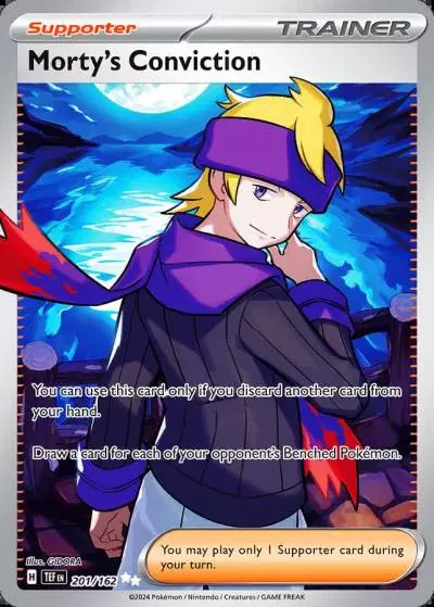Morty's Conviction 201/162 Temporal Forces Pokemon card