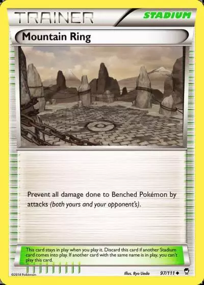 Mountain Ring 97/111 Furious Fists Pokemon card