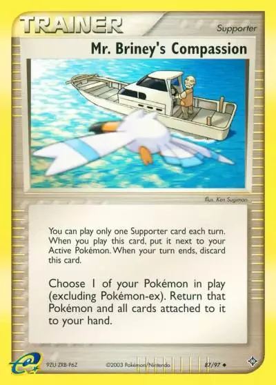 Mr. Briney's Compassion 87/97 Dragon Pokemon card