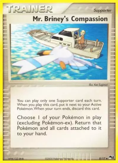 Mr. Briney's Compassion 8/17 POP Series 2 Pokemon card