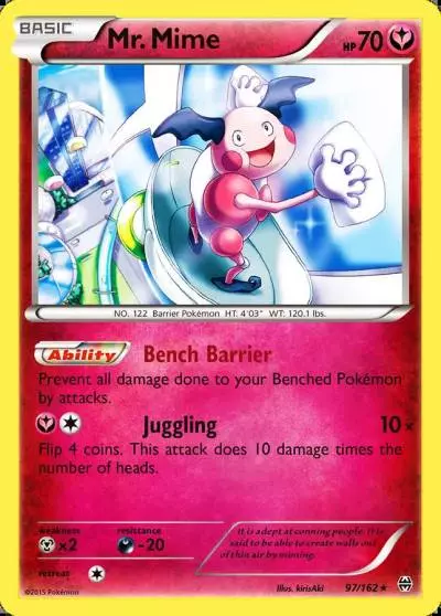 Mr. Mime 97/162 BREAKthrough Pokemon card