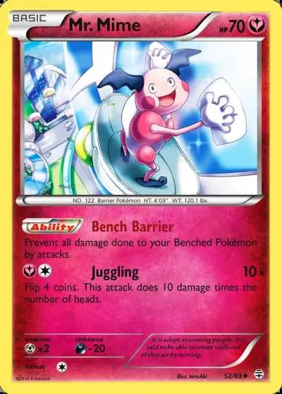 Mr. Mime 52/83 Generations Pokemon card