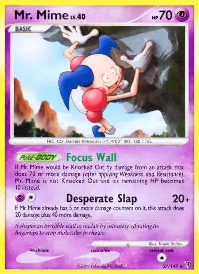 Mr. Mime 37/147 Supreme Victors Pokemon card