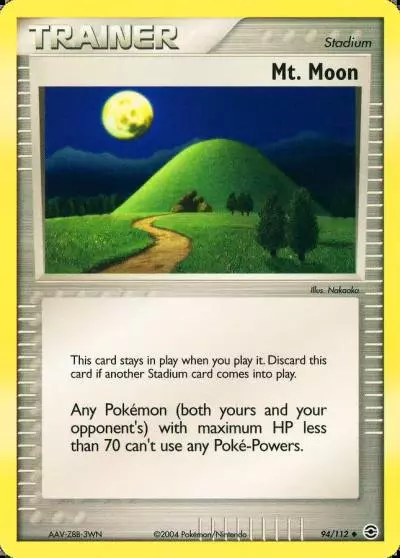 Mt. Moon 94/112 FireRed & LeafGreen Pokemon card
