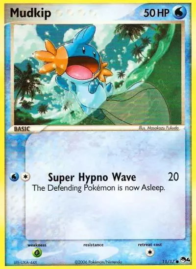 Mudkip 11/17 POP Series 4 Pokemon card