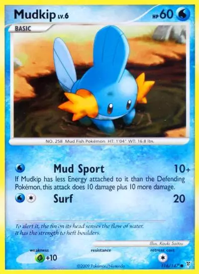 Mudkip 116/147 Supreme Victors Pokemon card