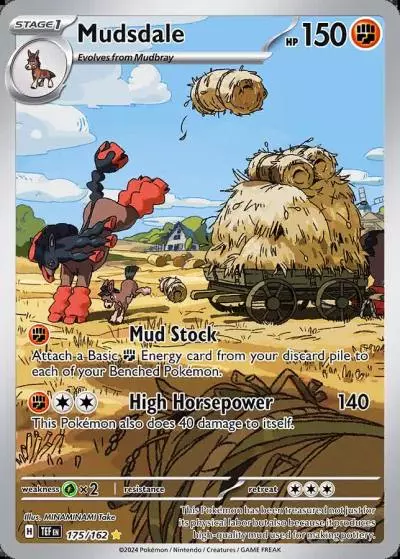 Mudsdale 175/162 Temporal Forces Pokemon card