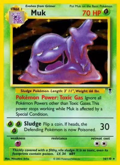 Muk 16/110 Legendary Collection Pokemon card