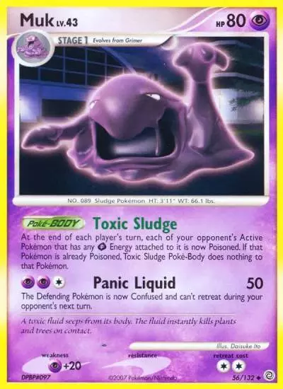 Muk 56/132 Secret Wonders Pokemon card