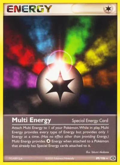 Multi Energy 89/106 Emerald Pokemon card
