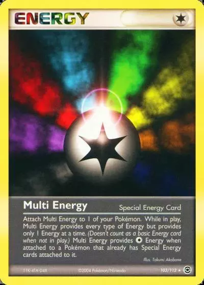 Multi Energy 103/112 FireRed & LeafGreen Pokemon card