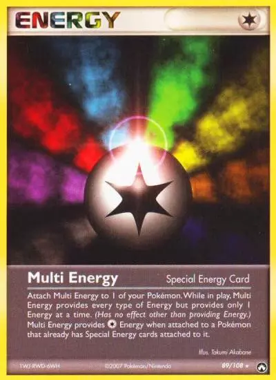 Multi Energy 89/108 Power Keepers Pokemon card
