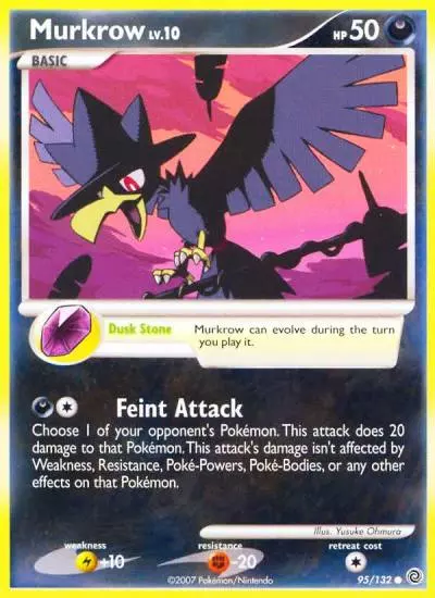 Murkrow 95/132 Secret Wonders Pokemon card