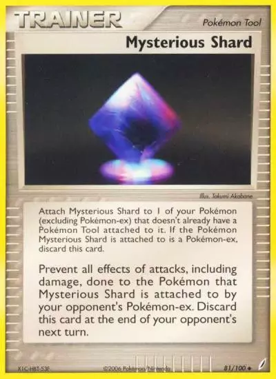 Mysterious Shard 81/100 Crystal Guardians Pokemon card