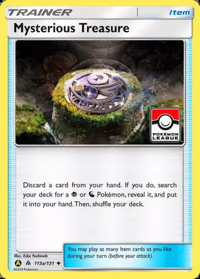 Mysterious Treasure 113a/131 Forbidden Light Pokemon card