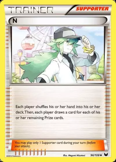 N 96/108 Dark Explorers Pokemon card